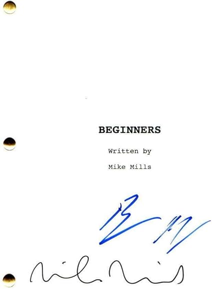Mike Mills Ewan Mcgregor Signed Autograph Beginners Movie Script Star Wars Movie Scripts At Amazon S Entertainment Collectibles Store