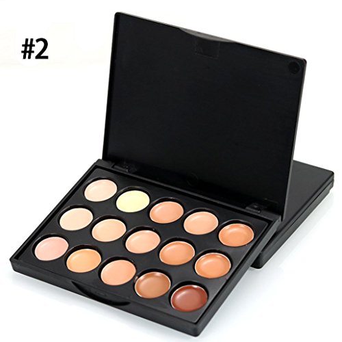 Correcting Concealer Cream BB Cream 15 Colors Makeup Face Foundation Trimming Cover Dark Circles Freckles Acne Camouflage Palette (B) - Thumbnail 6