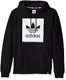 adidas Originals Men's Outerwear Blackbird Basic Hoodie, Black/White, Large