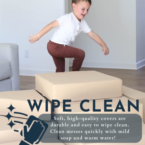 Foamnasium Mega Wedge Set, Indoor Foam Playset, 2 Piece Soft Toddler and Active Kids Play Foam