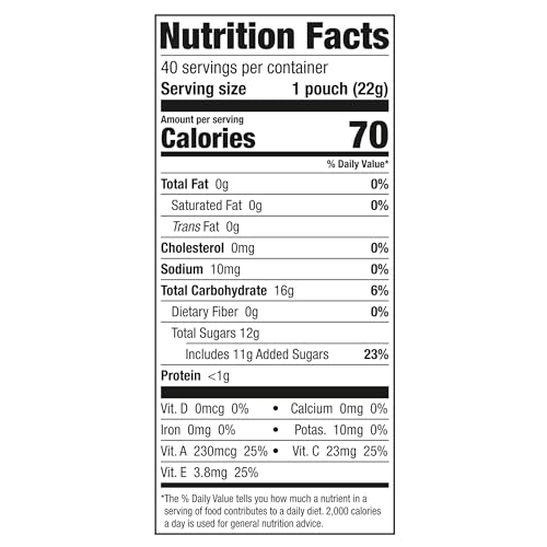 FUNABLES FRUITY SNACKS, MIXED BERRY FLAVORED SNACKS, 32 OZ 40 CT