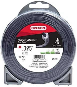 Amazon Com Oregon 69 200 Super Twist Magnum Gatorline String Trimmer Line 095 Inch Diameter X 50 Foot Donut Grass Trimmer Super Line Garden Outdoor