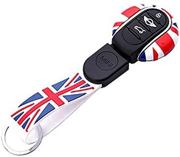 リモートキーfobカバー交換用ケースキーチェーンキーリングキーチェーンキーabs For Mini Cooper One S Jcw F54 F55 F60 Jack Red F57 Clubman Union F56 Countryman 通常便なら送料無料