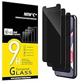 NEW'C 3 Pack Privacy Screen Protector for iPhone
