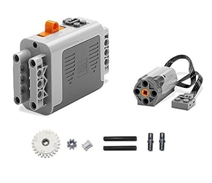 Lego 9pc Technic Power Functions Battery Box 8881 M Motor 8883 Clutch Gear And Axle Set