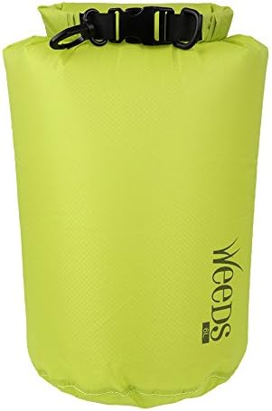 Weeds Waterproof Ultra Lightweight Dry Bag Dry Sack Roll-Top Closure Compression Sack for Swimming Fishing Boating Rafting Canoeing Kayaking Hiking and Camping