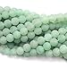Tacool 5 Strands Round 6mm Gemstone Beads Aventurine Amazonite, Zebra Jasper Agate for Jewelry DIY Making Loose Beads