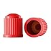 Valve-Loc Tire Valve Caps (25-Pack) Red, Universal Stem Covers for Cars, SUVs, Bike and Bicycle, Trucks, Motorcycles | Heavy-Duty, Airtight Seal | Screw-On, Easy-Grip Use (Red)