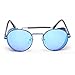 LOMOL Sunglasses Side Shield Steampunk Vintage Cool UV Protection Round Glasses for Women&Men
