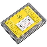 Stainless Steel Watch Band Spring Bars 170Pcs 21-30mm Repair Replacement | 170Pcs Stainless Steel Spring Bars, 21mm-30mm, Clear Divided Storage Box, Universal Replacement Parts for Watch Band Repair