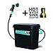 Rinse Kit Portable Shower with Hot Water Sink Adapter (Black)