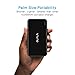 Built-in [Apple MFi Certified] Lightning Cable OLALA S102-i 10000mAh Portable Charger Ultra Compact Power Bank for iPhone, Samsung and More (Black)