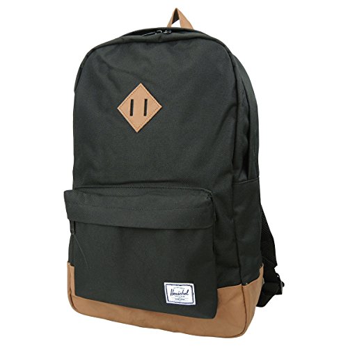Herschel Retreat Classics Rucksack Unisex, Black/Tan Synthetic Leather Backpack, Einheitsgröße, 10007-00055-OS