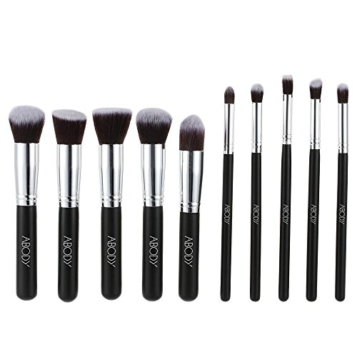 Abody® 10pcs professional cosmetic makeup brush set fo…