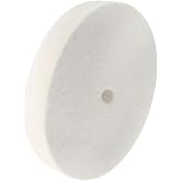 Luo ke 8'' Soft Felt Buffing Wheels for Bench Grinder | 5/8'' Arbor Hole Soft Wool Felt Polishing Buffing Wheel for Aluminum, Jewelry, Metal, Wood, Steel, Alloy,etc