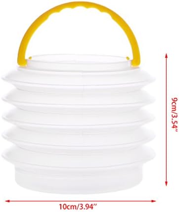 Hothap Portable Foldable Brush Holder, Cleaning Case, Washing Up Bucket