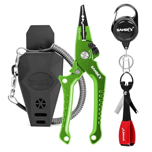 SAMSFX Aluminum Fishing Pliers Hook Remover