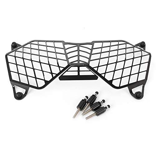 GZYF Motorbike Front Headlight Headlamp Grill Cover Protector Shield Fits Triumph Tiger 800 XC/XCX/XR/XRX 2010-2017, Black