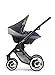 Mutsy Evo Farmer Edition Stroller, Black Chassis/Farmer Mist