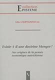 Existe-t-il une doctrine Menger ? (French Edition) by 