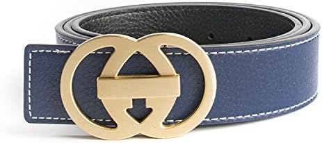 Anthony Moore New Red Solid Brass Double G Designer Belts Men Male Women Genuine Real Leather