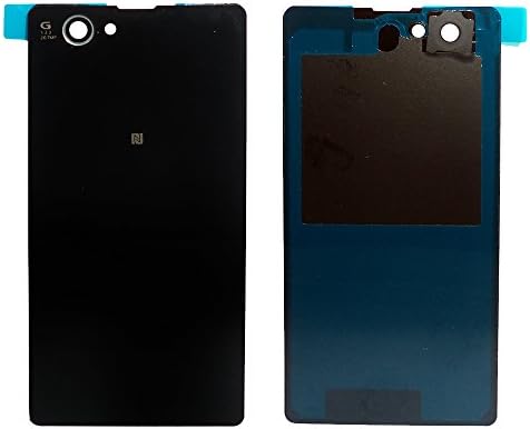 TOTTA Housing Back Cover for Sony Xperia Z1 Compact/Mini (Glass Panel) - Black