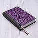 NIV, Thinline Bible, Giant Print, Leathersoft, Gray/Purple, Red Letter, Comfort Print