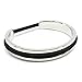 Hair Tie Bracelet - Flower Design by Maria Shireen - Steel Silver - Medium