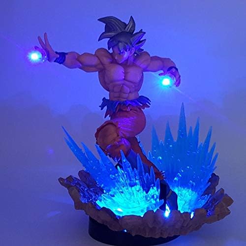 Qiong YaoTIAN Nightlight lamp Dragon Ball Son Goku Ultra Instinct Led Night Lights Desk Lamp Dragon Ball Z Goku Key of Egoism Led Lamparas Nightlight