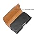 Black Case Fit for Smartphone iPhone Xs Max Universal Waist Belt Holster Pouch Clip Leather Cover fit for iPhone 6 6s Plus 7 8 Plus Huawei P9 Holster Phone Case 6.3'' x 3.23'' x 0.5''
