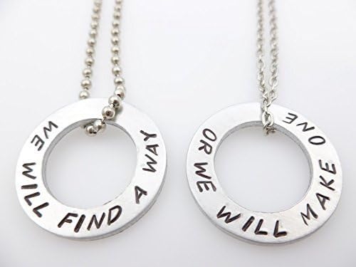 Long distance relationship matching Set We will find a way We will make one Long Distance Love living apart moving away gift