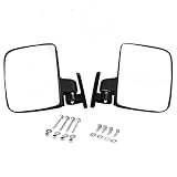 Valchoose Golf Cart Side Mirrors for EZ-GO, Club Car, Yamaha, Foldable Golf Cart Rearview Mirrors