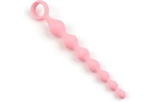 Beginner to Advanced Silicone Anal Beads Kit | Inflatable Butt Plug with Quick Release Valve | Sex Toy for Gentle Stretching–