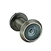 TOGU TG3016YG-ABZ Brass UL Listed Solid Brass 220-degree Door Viewer with Heavy Duty Privacy Cover for 1-3/8