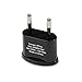 Samsonite Individual Country Power Adapter Plug, Black, Europe/Middle East