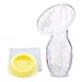 Breastfeeding Pump With Lid Manual Breast Pumps Hands Free Milk Collector Milk Saver To Catch Leaking Milk While Nursing 100% Food Grade Silicone
