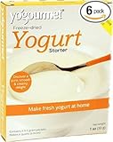 Yogourmet Freeze Dried Yogurt Starter, 1 ounce box (Pack of 6)