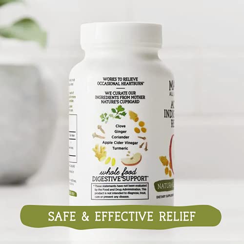 Maty’s Acid & Indigestion Relief Capsules Safe & Effective, All Natural Heartburn Antacid