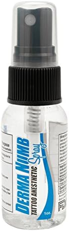 Derma Numb During Tattoo Anesthetic Spray, 1 oz.
