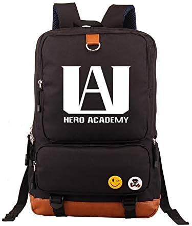 CHENMEILI Anime My Hero Academia Collage Book Bag Printed Laptop Backpack