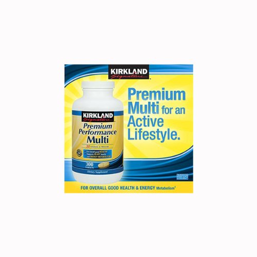 Kirkland Signature Premium Performance Multi Vitamins 300Count