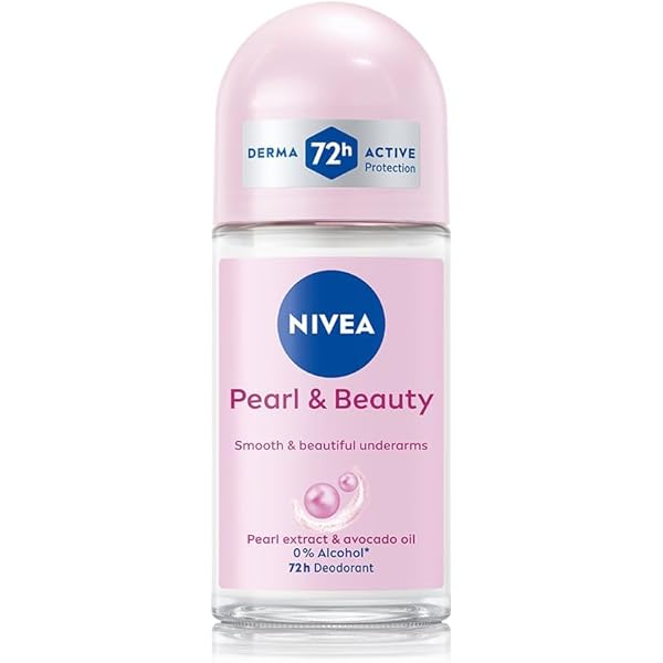 Amazon.com: Nivea Pearl & Beauty Anti-Perspirant Roll-On 50 ml