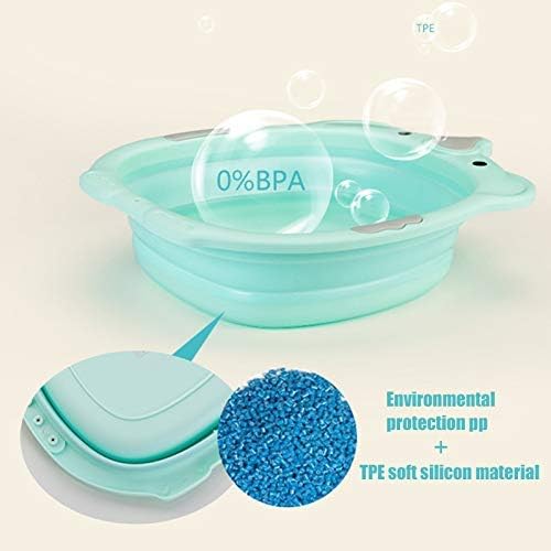 Baneras Y Asientos De Bano Azul Ecosway Lindo Cartoon Bebe Plegable Lavabo Bebe Lavado Banera Portatil Lavado Lavabo Bebe Terenowiec Com