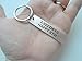 JewelryEveryday Bronze Tag Keychain Engraved with 2,922 Days, Happy 8th; Handmade 8 Year Anniversary Couples Keychain