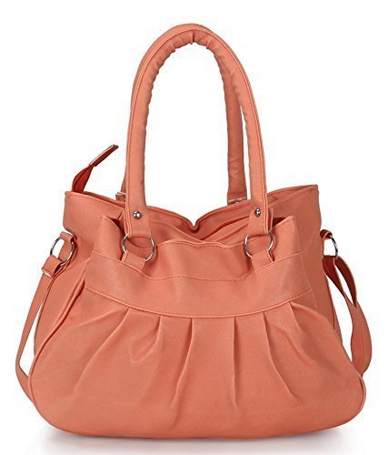 Moddic Fashion Stylish PU Handbag for Women and Girls College Office Bag, Stylish latest Designer Spacious Shoulder Tote Bag Purse(Peach Colour)