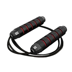 QueenDer Springtouw, springtouw voor volwassenen, Speed Premium Rope met kogellagers en anti-slip handgrepen, 3 m…