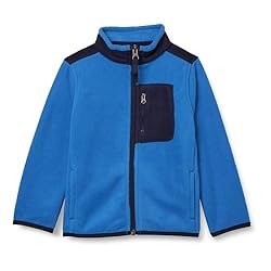 Amazon Essentials Boys' Polar Fleece Full-Zip Mock