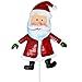 Christmas Yard Garden Stakes Decor Set of 4 Cheerful Characters 2 Penguins Snowman and Santa Claus Metal Signs for Home Outdoor Lawn Pathway Walkway Driveway Holiday Decorations by Gift Boutique