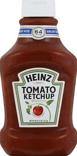 HEINZ TOMATO KETCHUP VALUE SIZE, 64 OZ BOTTLE