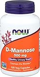 Now Foods D-Mannose, 120 Caps 500 mg